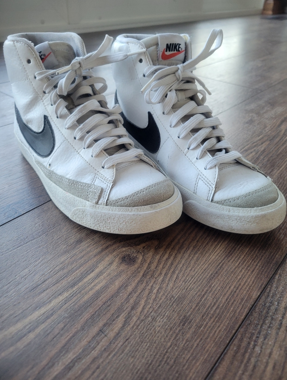 Nike Blazer Mid 77 White Black Size 6Y